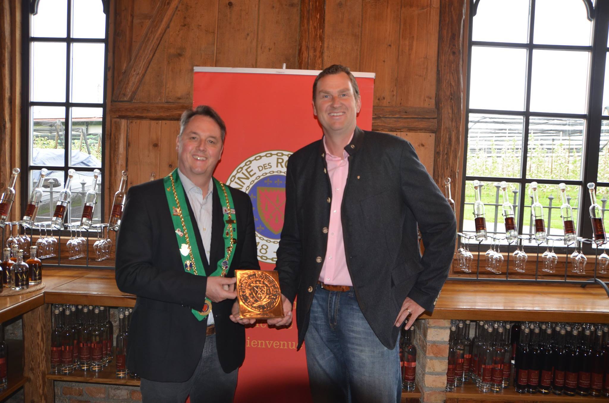 Chaine des Rotisseurs – Dinner Maison in der Edelbrennerei Robert Gierer – Maître Sommelier