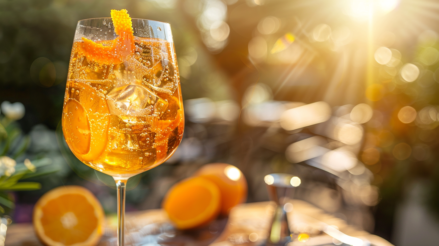 Cocktail: Apfel-Orange Spritz