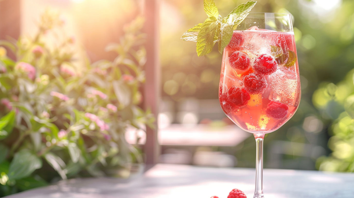 Cocktail: Himbeer-Spritz