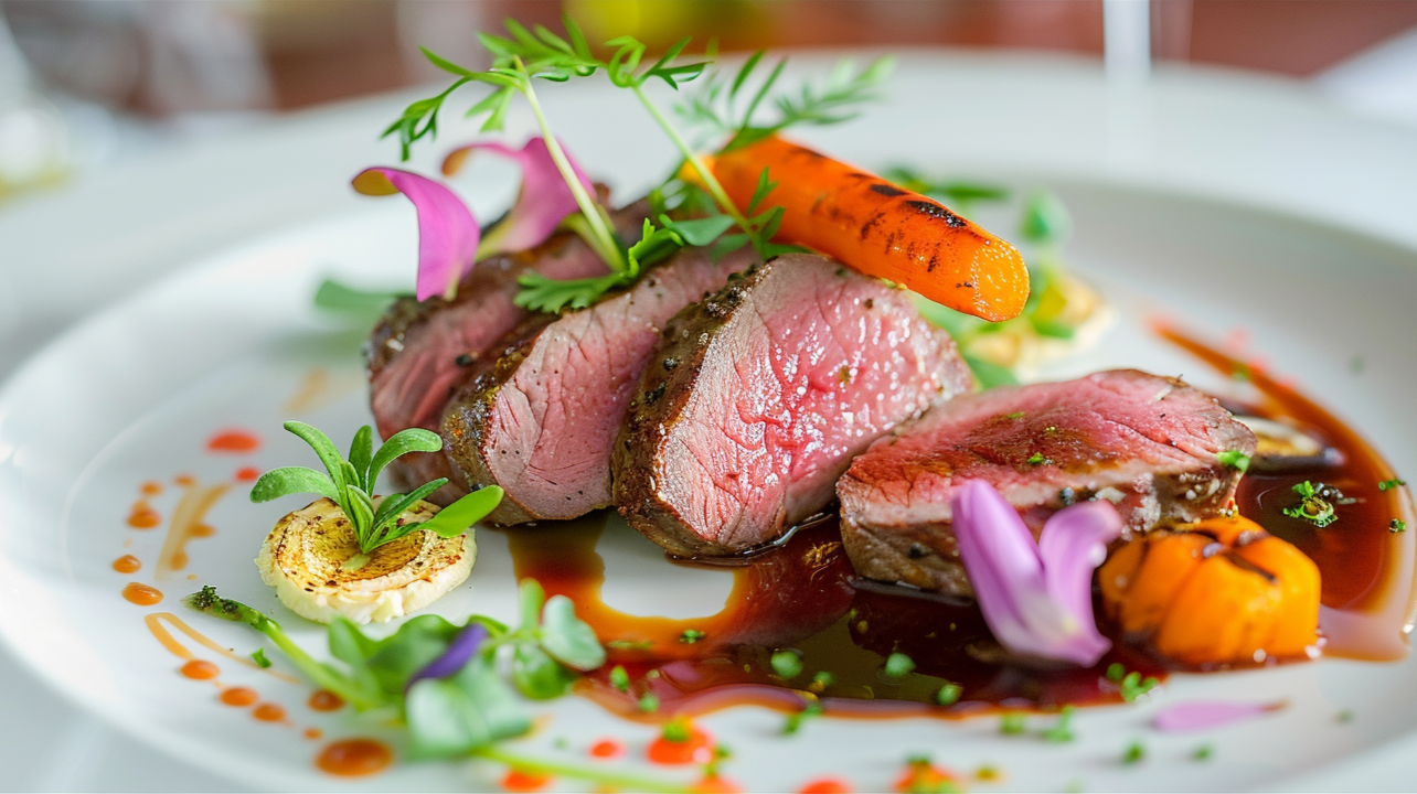 Kalbsfilet mit Crema-Reduktion