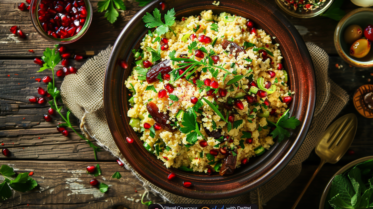 Orientalischer Couscous-Salat mit Crema