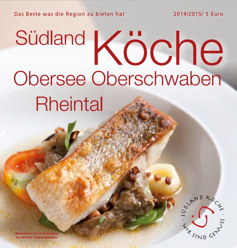 Edelbrennerei Gierer im aktuellen Magazin Südlandköche Obersee, Oberschwaben, Rheintal.