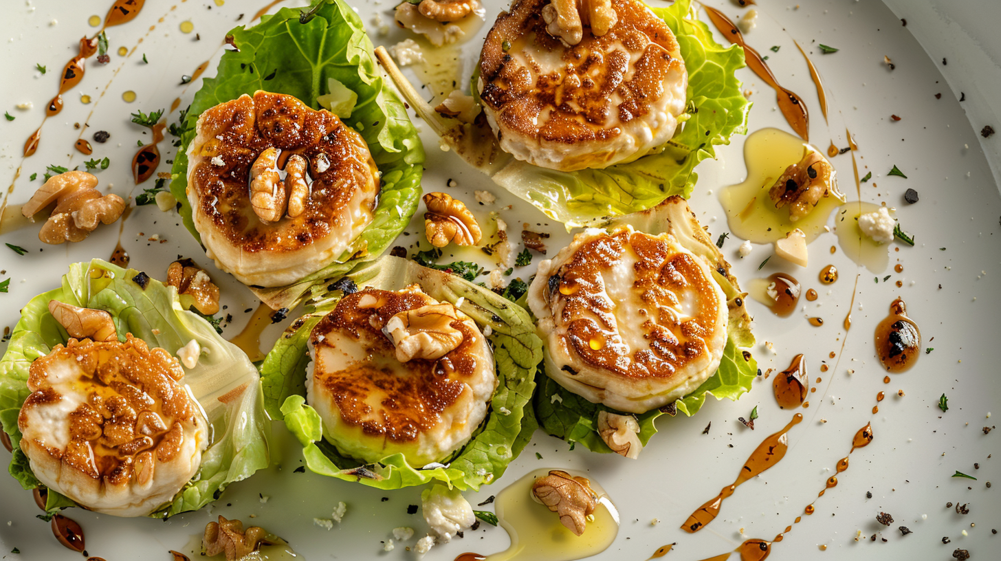 Ziegenkäse-Taler mit Crema Williams