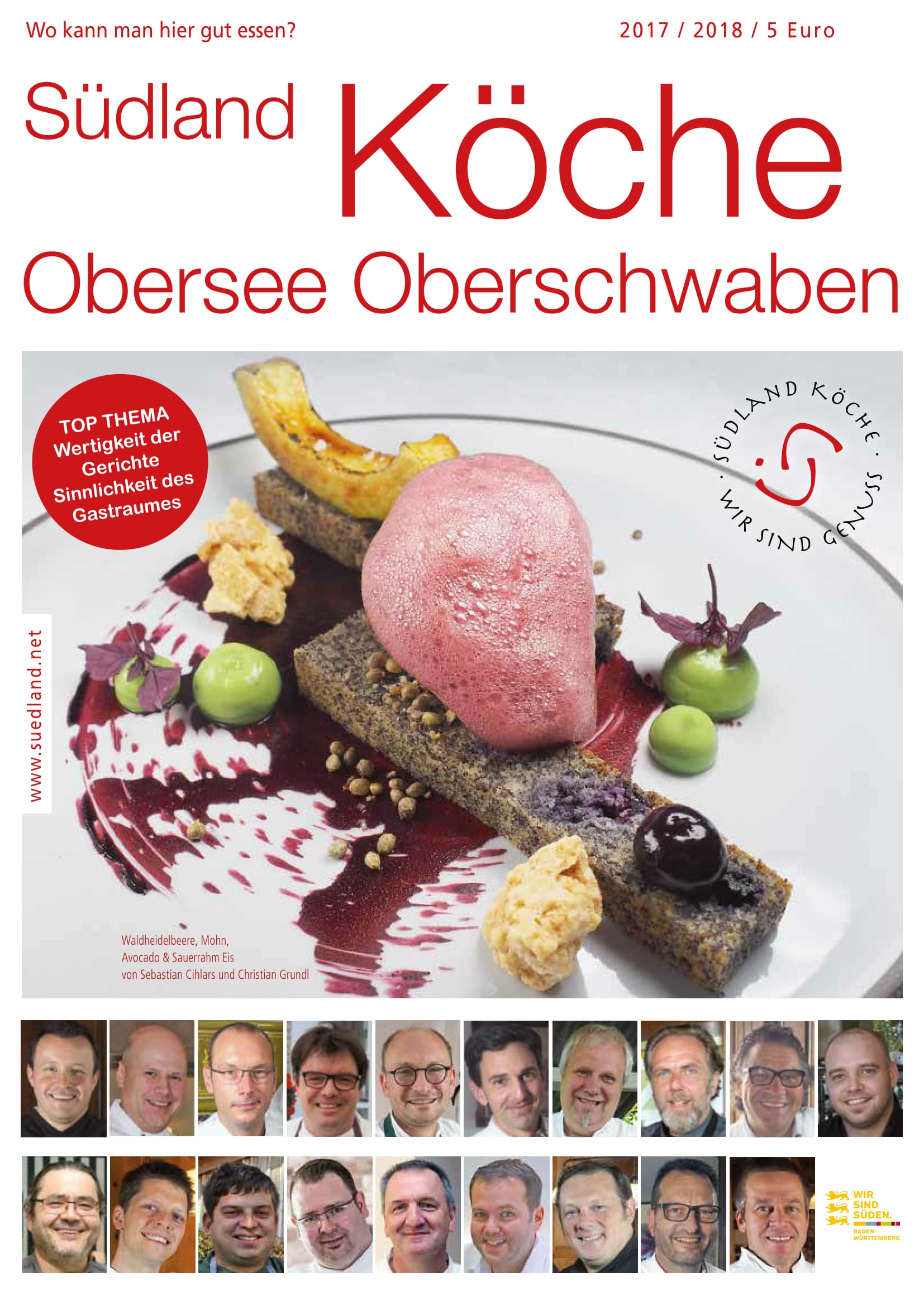 Magazin Südland Köche Obersee Oberschwaben – Ausgabe 2017 / 2018